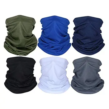 

6 Pcs Outdoor Sun And Wind Riding Headscarves Spandex Lycra Hygroscopic Perspiration Snowboard Snowmobile Riding