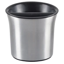 EAS-Эспрессо стук коробка амортизирующий прочный бариста стиль стук коробка со съемным стук бар и Нескользящая база подарок(круглый