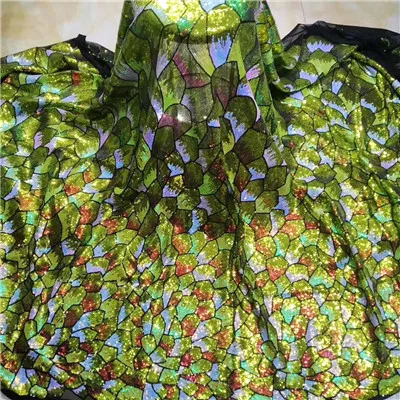 as picture XIUYSAI африканская кружевная ткань с пайетками нигерийский тюль, кружевная ткань высокого качества для свадебного платья 5 ярдов SL69 - Цвет: as picture