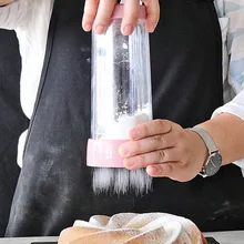 Сетчатое сито для муки, пластиковый ситечко для муки, порошковая сетка, сито для сахарной глазури, шейкер, принадлежности для выпечки, инструменты, аксессуары для выпечки