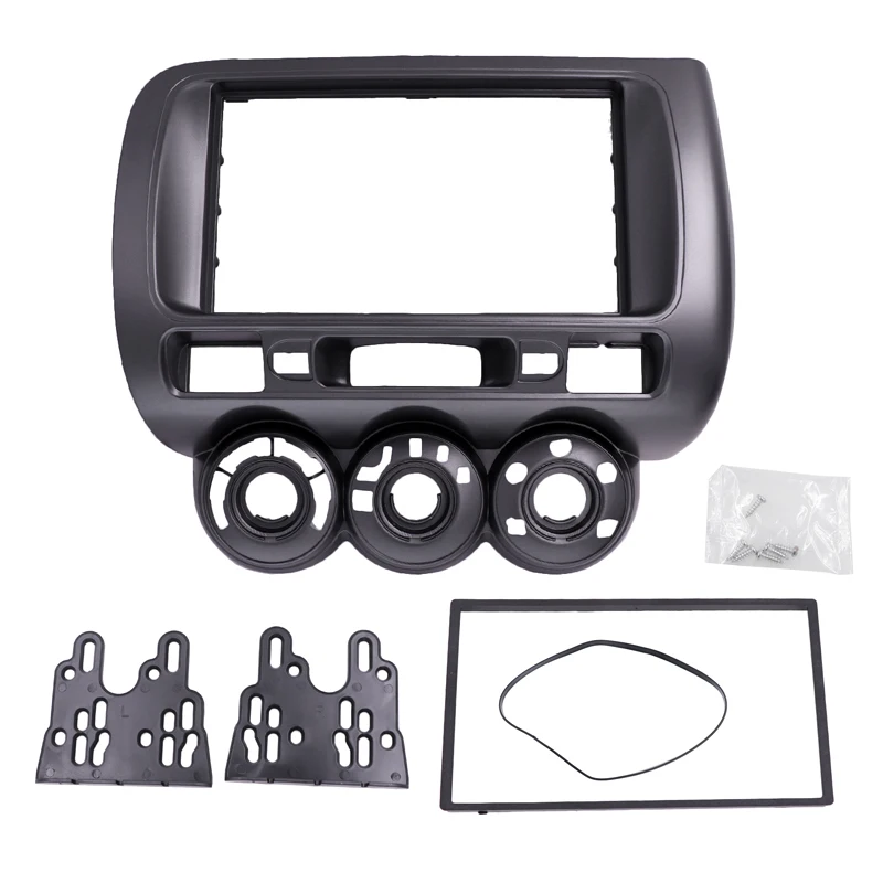 Автомобильный радиоприемник Double Din Fascia ДЛЯ Honda Jazz Manual AC (LHD) 2002-2008 DVD Stereo CD монтажный
