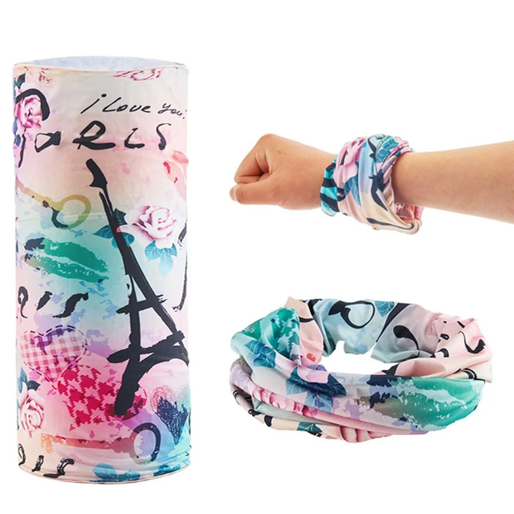 Трубчатая Бандама для спорта на открытом воздухе женский и мужской головной убор