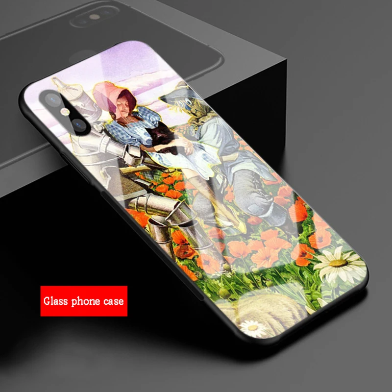 Чехол для iPhone 6 для телефона из закаленного стекла Wizard of OZ, 6 plus, 7, 7 plus, 8, 8 plus, 5, 5s, SE, X, XS, XR, XS Max - Цвет: B19071905-09.jpg