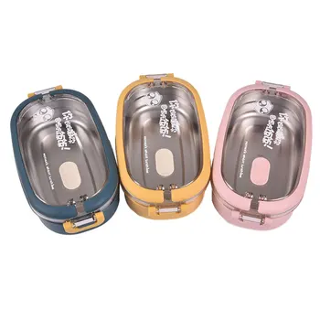 

Portable Stainless Steel Lunch Box Office Worker Bento Box New Large Capacity Student Children Food Container