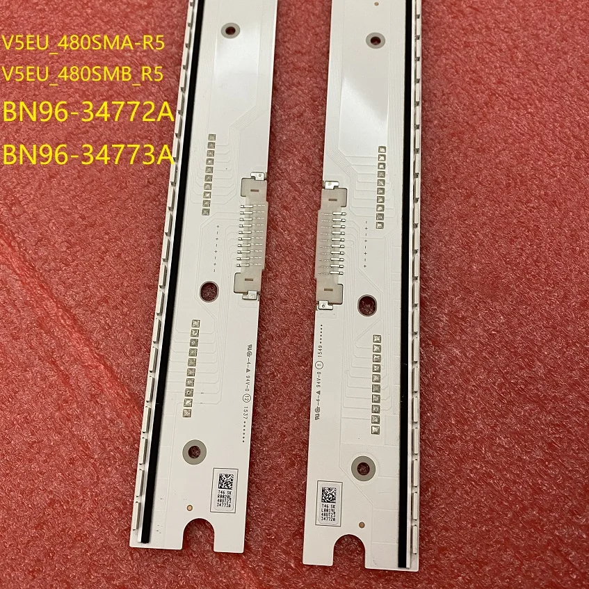 Luz de Fundo para Samsung Tira Conduzida Ue48js8500 Ue48js9000 Un48js8500 Un48js9000 V5eu_480sma 480smb_r5 Bn96-34772a 34773a 2 Pçs - Set - Image 3