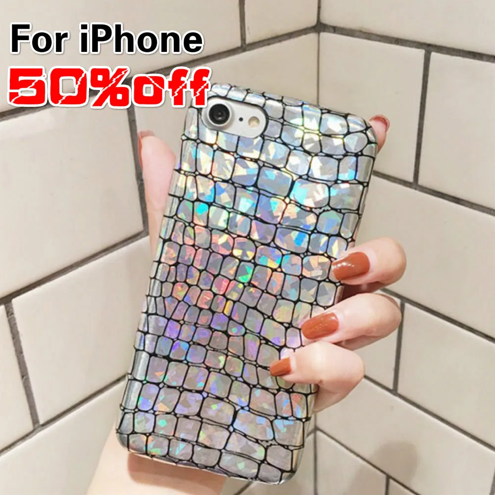 LCHULLE лазерный чехол для Apple IPhone X XS 6 6S 7 8 Plus мягкая силиконовая резиновая задняя