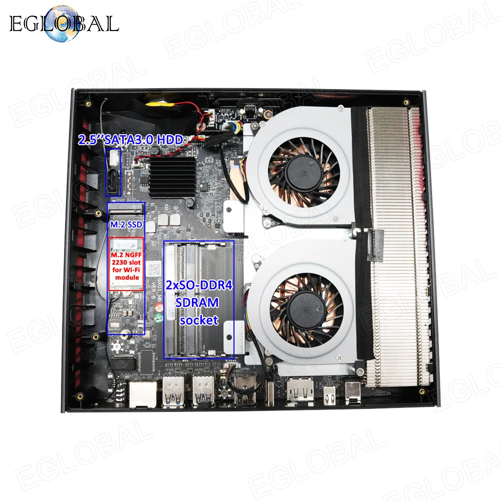 EGLOBAL Nvidia GeForce GTX 1650 4 ГБ GDDR5 ноутбук ПК 19 в DC F5 M.2 2280 SATA/NVME/PCIE3.0 I5 9300H Мини компьютер|Мини