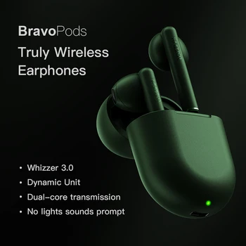 

Original Whizzer B7 air наушники TWS BravoPods Wireless in ear earphone Voice control Bluetooth 5.0 Noise reduction Tap Control