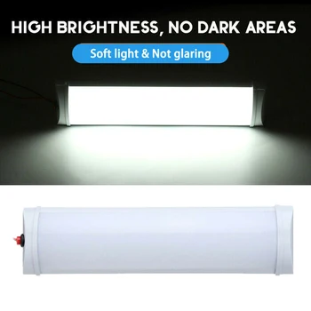 

12V 24V Ceiling LED Interior Light Boat Bright Dome Roof Easy Install Motorhome Caravan RV Trailer Car Truck Reading Universal