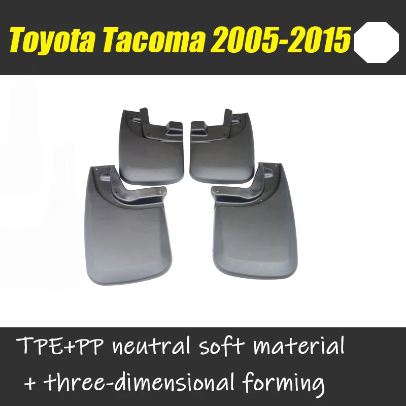 Брызговики для Toyota Tacoma Fender Брызговики автомобильные аксессуары авто styline Передние Задние 4 шт. 2005
