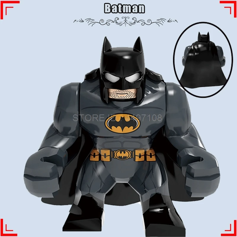 Arkham Knight Clayface DC экшн-фигурка из фильма Бэтмен доктор Хуго часы король Железный человек летучая мышь Готэм создатель города игрушки строительные блоки