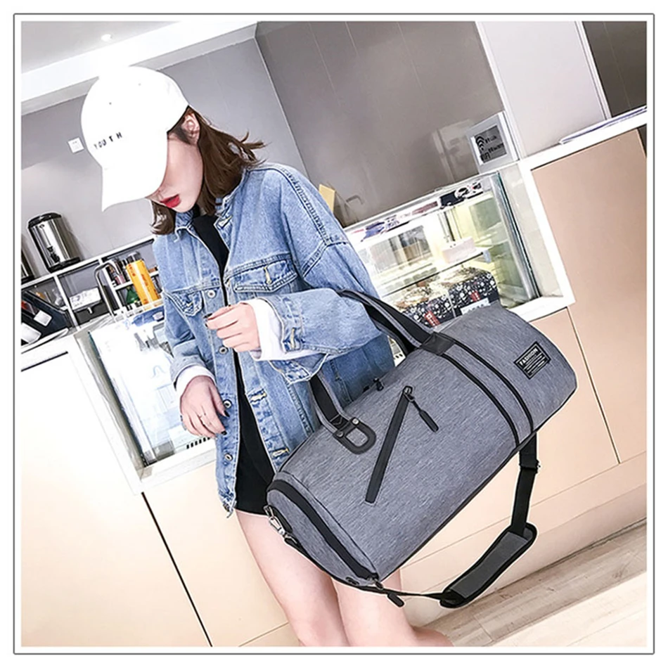 Dry wet Swimming Gym Bag Men Women Sports Yoga Mat Bags Fashion Fitness Training Sports Travel Outdoor Handbags For Shoes Pocket