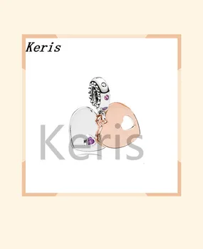 

100% 925 silver sterling 1:1 787235cfp part of my heart hung original feminine charm free freight jewelry