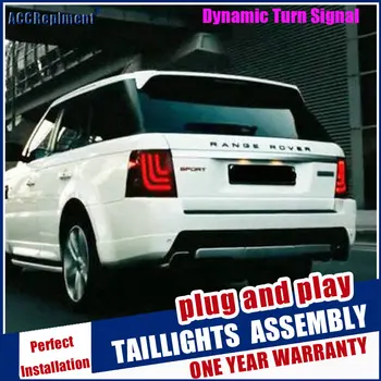 

2005-2013 For Land rover Range Rover LED dynamic rear lights LED taillights car styling DRL+Brake+Turn signal lights