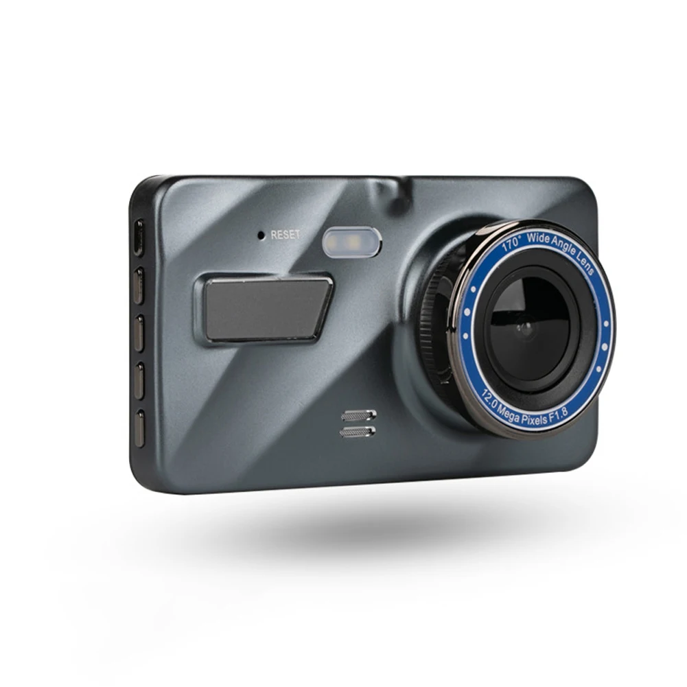 1080P рекордер парковочный режим аудио ночное видение Вождение HD Dash Cam цинковый сплав двойной объектив Автомобильный широкоугольный портативный видео монитор
