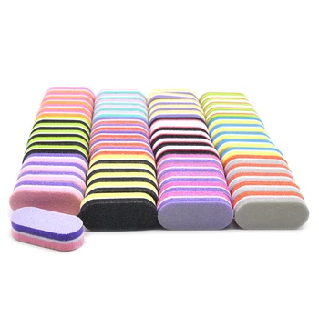 

Double-sided Nail File Block 250pcs/lot Mini Nail Buffer Colorful Grinding Polishing Portable Professional Nail Files Art Tool