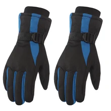 Мужские Защитные Водонепроницаемые зимние для верховой езды, регулируемые аксессуары для альпинизма, сохраняющие тепло спортивные лыжные антискользящие перчатки для велоспорта