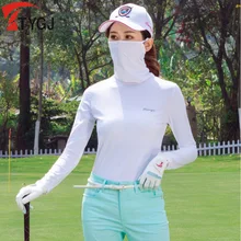 Новое поступление Фитнес Для женщин рубашка для гольфа леди осенние рубашки с длинными рукавами Для женщин рубашка для гольфа дышащая спортивная рубашка для гольфа занятий спортом на открытом воздухе