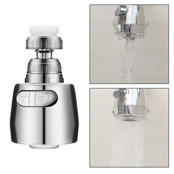 

1 set Flexible Kitchen Tap Head 360-Degree Aerator Water Saving Faucet Extender Swivel Sink Spray Home Hardware Tap Nozzle