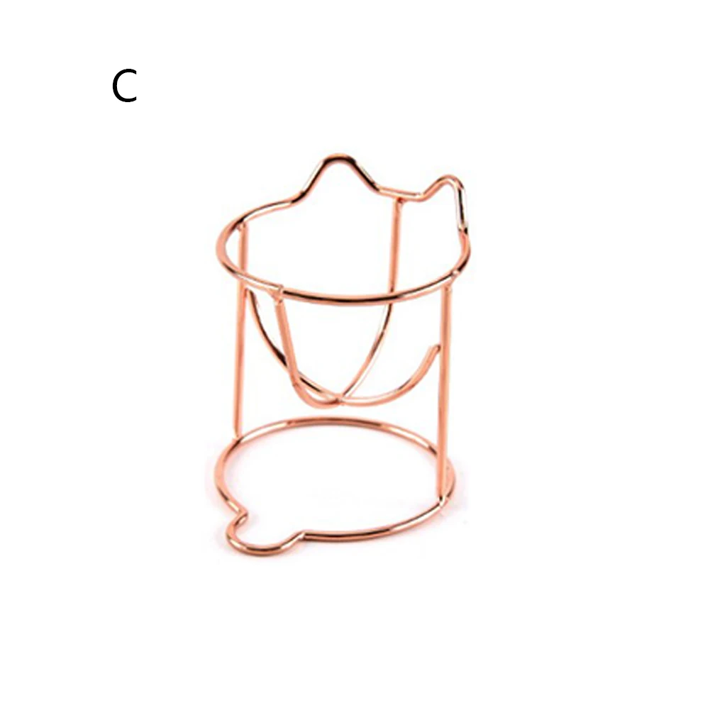 Dry Stand Eggs Ladies Sponge Holder Women Makeup Puff Rack Metal Drying Hanger Floor Type Sponge Makeup Powder Puff Storage Rack