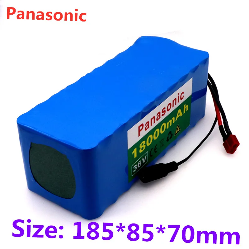 Panasonic 36V батарея 10s4p 18Ah е-байка 36В 18650 батарея 500 Вт 42В 18000mah для электрического велосипеда, фара для электровелосипеда в BMS