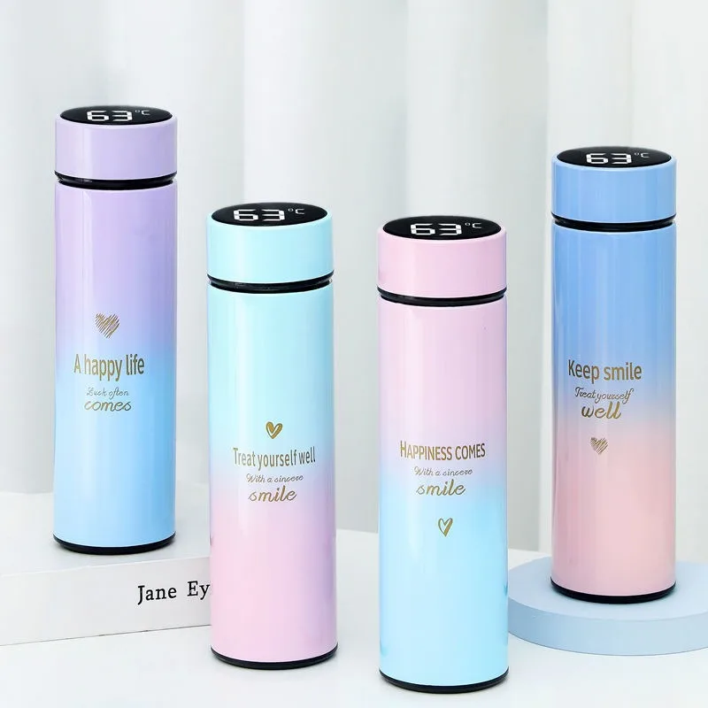 Intelligent 304 Stainless Steel Thermos With LED Temperature Display Water Bottle Vacuum Flasks Thermoses Coffee Tea Milk Cup