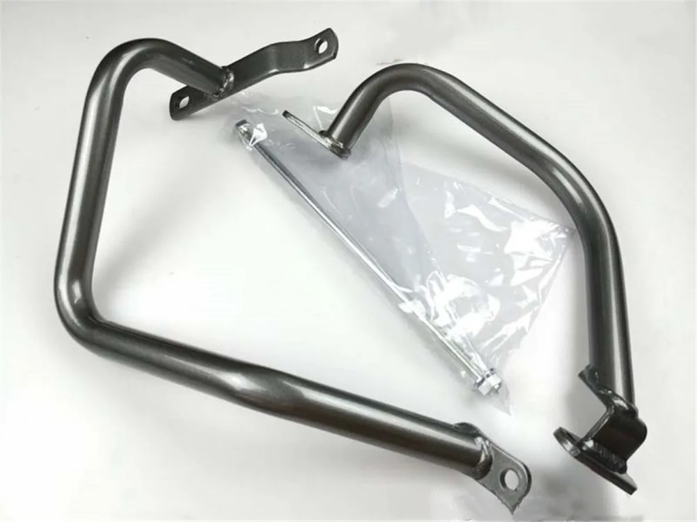 Серый 2010 2011 2012 2013- для KAWASAKI Z1000 Z 1000 черный защита двигателя защитный барьер - Цвет: Серый
