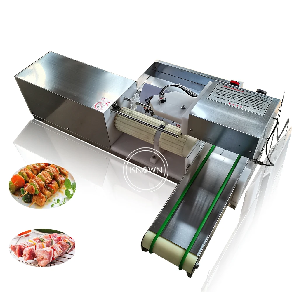 Commercial Meat Skewer Machine Automatic Meat String Machine Shish