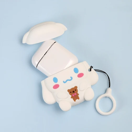 Мягкий чехол с кольцом для собаки для AirPods