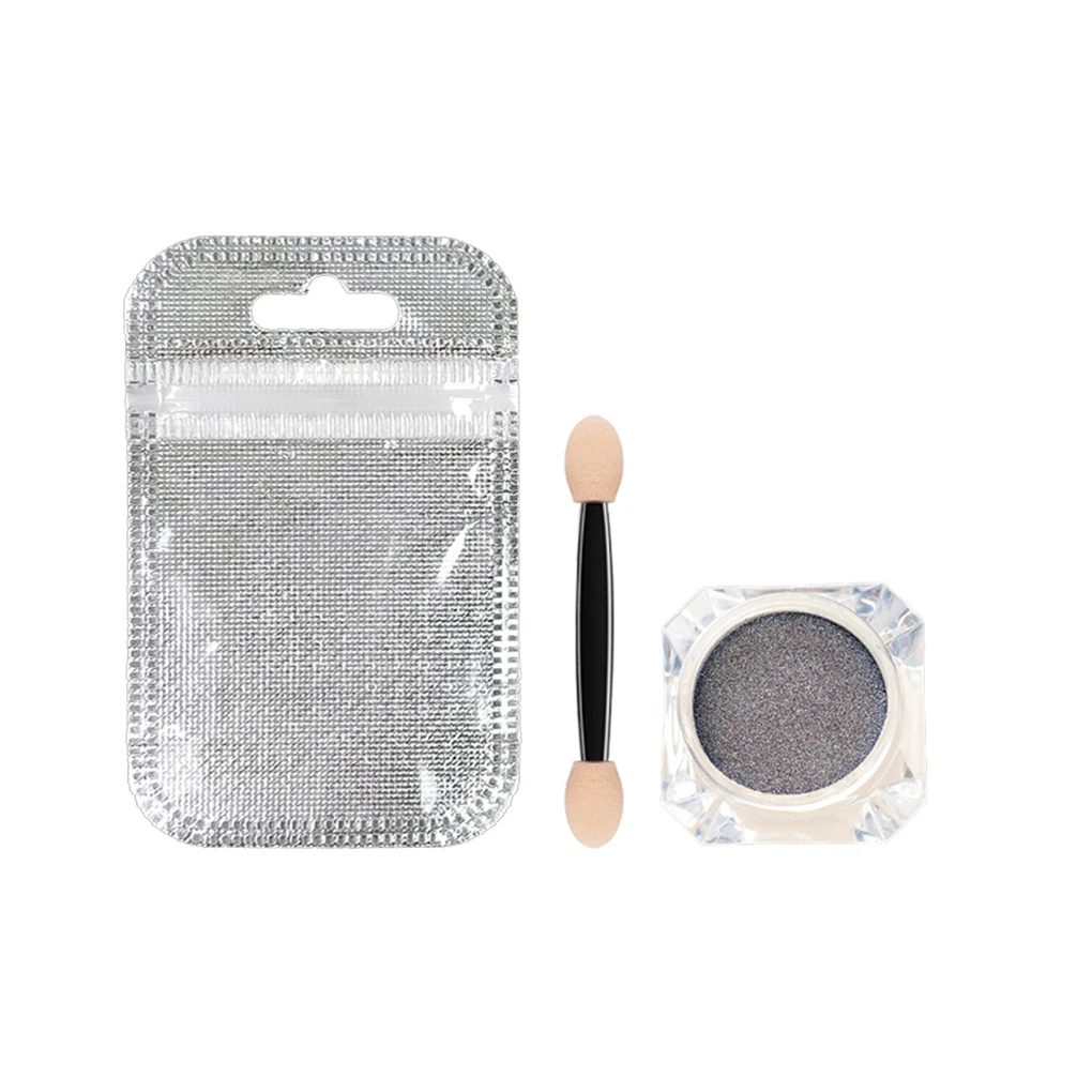 Shinny Nail Art Glitter Colorful Fireworks Starry Discoloration Powder Manicure Tools Set