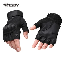 Outdoor Men Hunting Tactical Gloves Hard Knuckle Army Military Combat Climbing Shooting Full or Half Finger Hard Hunting Gloves
