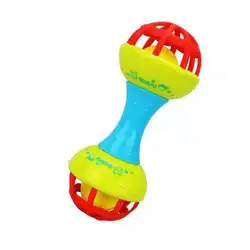 Развивающий мягкий силконе мяч для фитнеса Младенцы сферическая погремушка гантели учатся лазить игрушка Младенец шарик-грызунок