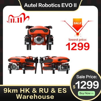 

In Stock Autel Robotics EVO II/Pro 9km 8K 6K HD Camera 3-Axis Gimbal 40Mins Flight Time RC Quadcopter Drone Wholesales