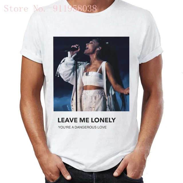 Kawaii Ariana Grande positions print Tshirt Harajuku sweet music singer cover t shirt oversized gothic punk women/men's T-Shirts 177 (28)