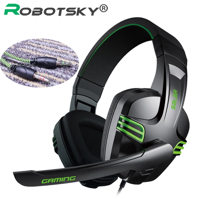 KX101 3,5 мм проводные наушники, игровая гарнитура, PC Gamer, стерео наушники с микрофоном, 3,5 разъем Aux, игровые наушники для компьютера