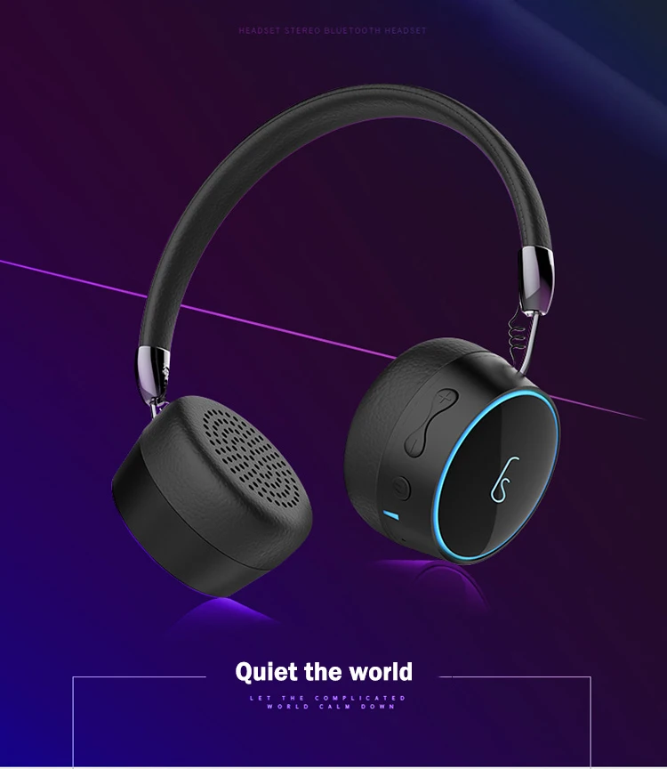 Беспроводные наушники Bluetooth гарнитуры Gorson E95 модный светодиодный свет Музыка спорт поддержка для мобильных телефонов Компьютеры