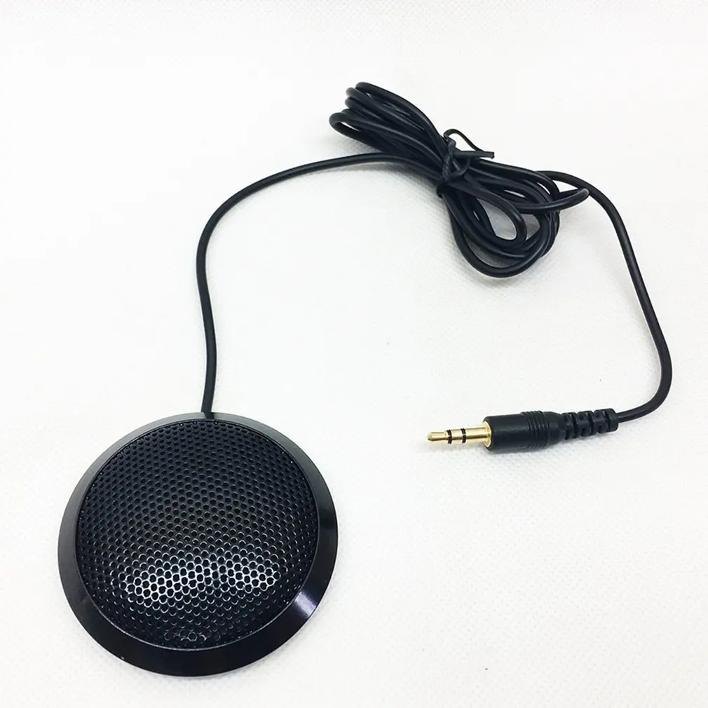 Направленный микрофон USB порт ПК Конференц-зал шум эхо-шумоподавление динамик 1,5 м/2 м проводной микрофон - Цвет: 3.5mm 2m