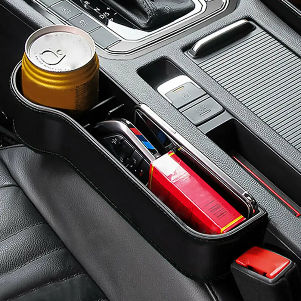 

Car Auto Seat Gap Catcher Storage Box Pocket Phone Key Holder Car Seat Car Charger Mobile Phone Storage Box