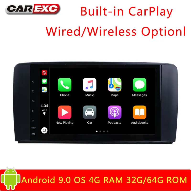 Excellent 9 Inch Android 9.0 Octa Cores Car Radio GPS Navigation For Mercedes Benz R Class W251 R280 R300 R320 R350 R63 Multimedia Carplay 0