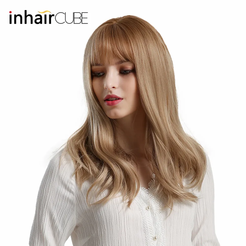 Inhaircube 22 &quotомбре светильник коричневый длинный Лолита Женские синтетические