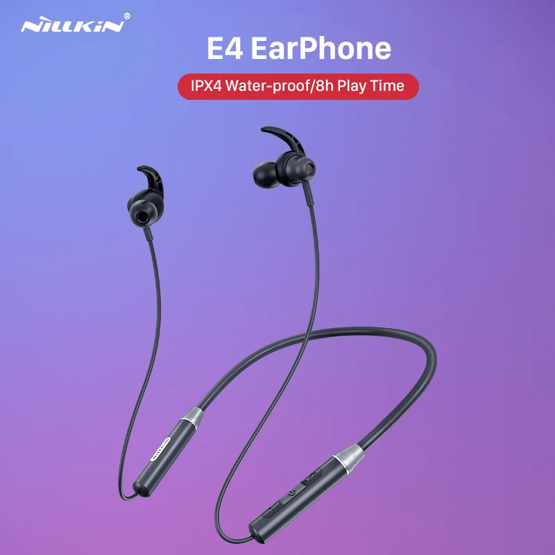 NILLKIN Bluetooth 5 0 наушники беспроводные магнитные с шейным ободом IPX 4 спортивные