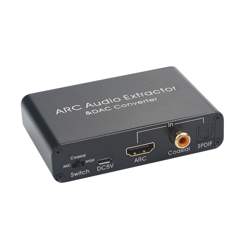 Преобразователь AIXXCO HDMI ARC DAC переходник аудиообратный канал Цифровой Оптический