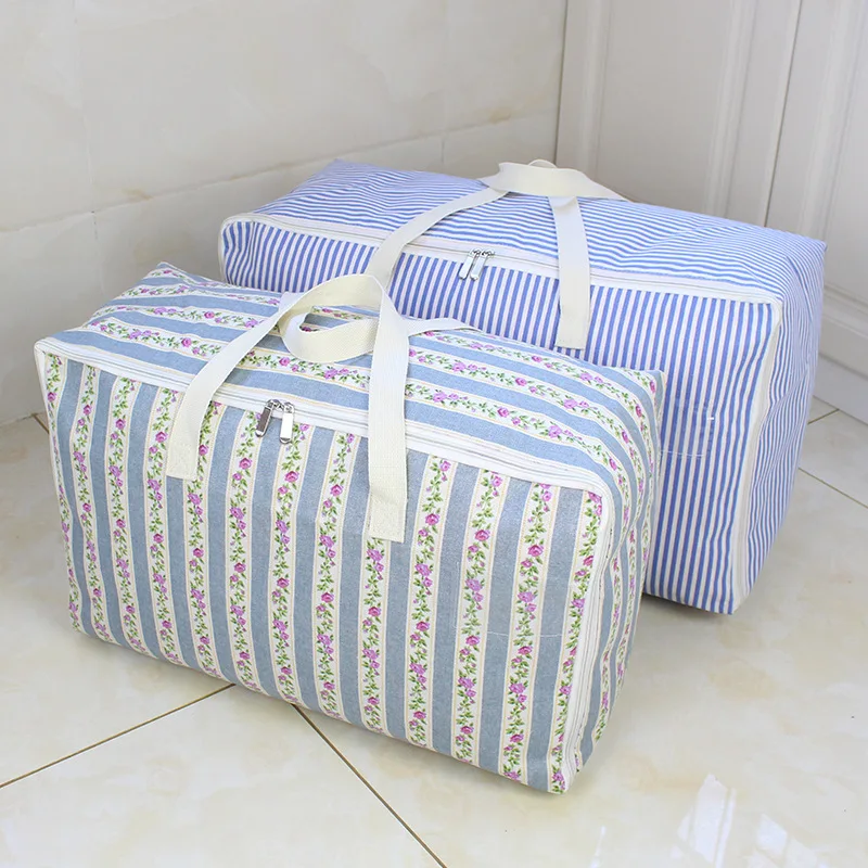 Портативный шкаф для одежды сумка дышащая сумка для хранения с ручкой Анти-пыль пакет одеяло Органайзер Домашний Органайзер с рисунком