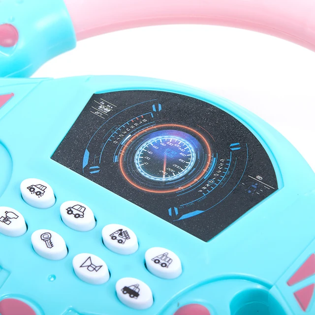 Simulation Steering Wheel with Light Early Education Sounding Toy For Kids 4
