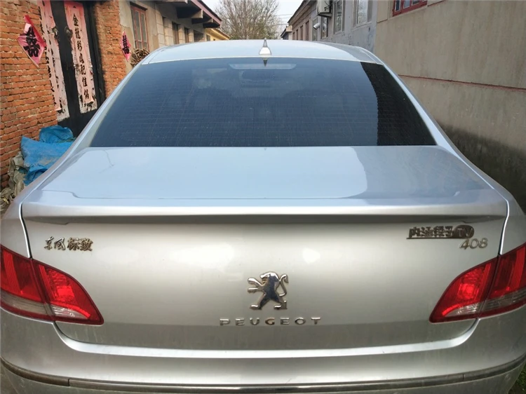 Спойлер для Peugeot 408 спойлер 2010 2013 высококачественный из АБС пластика заднего