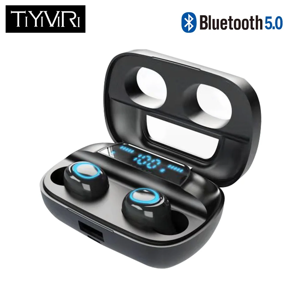 Новинка 2020 TWS Мини Bluetooth наушники V5.0 стерео беспроводные водонепроницаемые