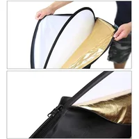 Réflecteur de Lumière Pliable et Portatif Oval pour Photographie