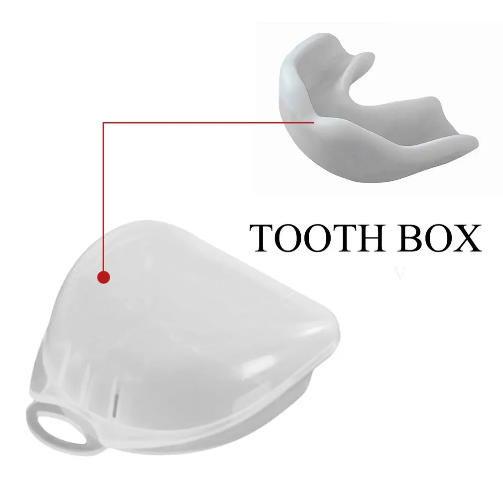 Transparent Plastic Mouth Guard Case Orthodontic Dental Retainer Box Denture Storage Mouth Guard Container Case 2