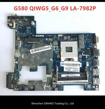

Free Shipping QIWG5_G6_G9 LA-7982P LAPTOP MOTHERBOARD FIT FOR LENOVO G580 P580 NOTEBOOK MAINBOARD High Quality tested 100% work
