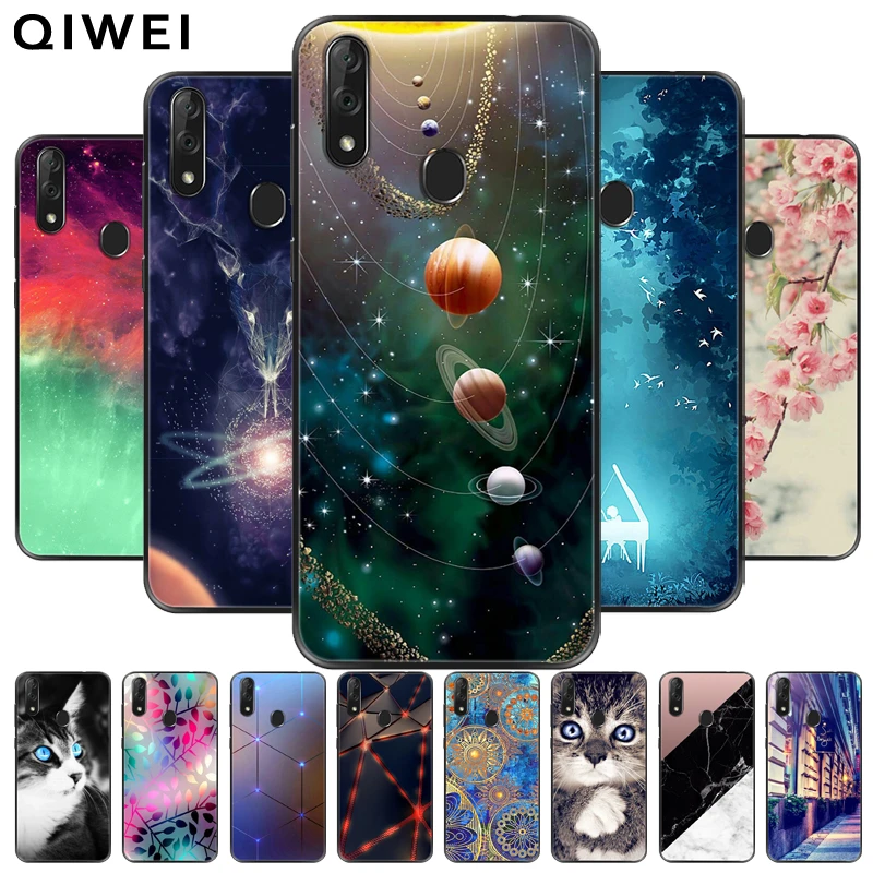 For Huawei Honor 10 Lite Case cute Black Soft Silicon Cover For Huawei Honor 20E 10i Honor20e Phone Cases shell honor10i 10lite cute phone cases huawei